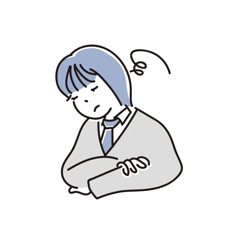 悩んでいる女性